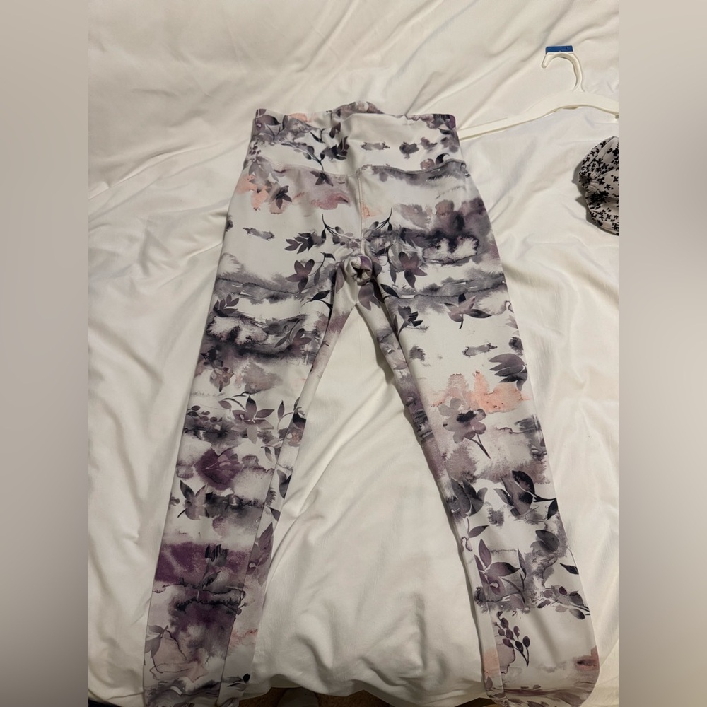 Jockey Women’s Leggings in Purple and Pink Floral